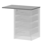 Крышка к приставным тумбам Арго А-706.Ф Серый