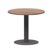 Стол круглый Арго-М АМ-Д90 Темный шимо/Антрацит