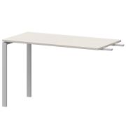 Бриф-приставка на металлокаркасе Арго-М АМ-120.60 Ясень шимо/Белый