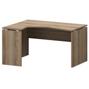 Стол эргономичный левый Аргентум НТ-040.ЛВ Дуб сафари
