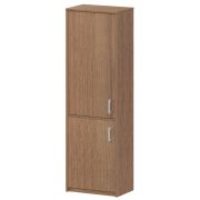 Шкаф комбинированный узкий закрытый Арго А-321/А-621 Орех