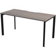 Стол на металлокаркасе Аргентум-МП НТМП.П-200 Лиственница/Антрацит