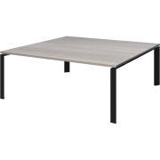 Стол переговорный на металлокаркасе Аргентум-МП НТМП.П-180.11 Лиственница/Антрацит