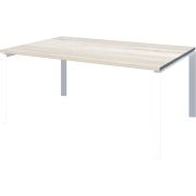 Стол переговорный на металлокаркасе Аргентум-МП НТМП.П-160.11 Сосна винтер/Белый
