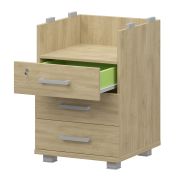 Корпус тумбы приставной Аргентум НТ-320 Баттл Рок