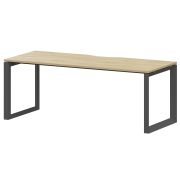 Стол на металлокаркасе Аргентум-МП НТМП.О-180 Баттл Рок/Антрацит