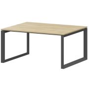 Стол переговорный на металлокаркасе Аргентум-МП НТМП.О.140.11 Баттл Рок/Антрацит