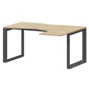 Стол эргономичный правый на металлокаркасе Аргентум-МП НТМП.О-040.ПР Баттл Рок/Антрацит