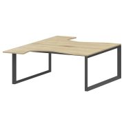 Бенч эргономичный на 2 рабочих места на металлокаркасе Аргентум-МП НТМП.О.Б2-060 Баттл Рок/Антрацит