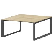 Бенч двойной на 2 рабочих места на металлокаркасе Аргентум-МП НТМП.О.Б2-140 Баттл Рок/Антрацит