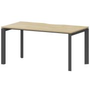 Стол на металлокаркасе Аргентум-МП НТМП.П-140 Баттл Рок/Антрацит