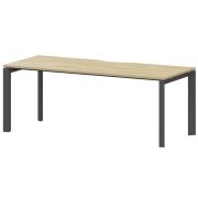 Стол на металлокаркасе Аргентум-МП НТМП.П-180 Баттл Рок/Антрацит