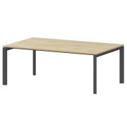 Стол переговорный на металлокаркасе Аргентум-МП НТМП.П.200.11 Баттл Рок/Антрацит