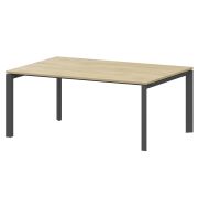 Стол переговорный на металлокаркасе Аргентум-МП НТМП.П.160.11 Баттл Рок/Антрацит