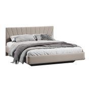 Кровать «Эвори» Тип 1 (без подъемного механизма) Велюр Confetti Smoke